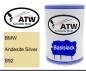 Preview: BMW, Andesite Silver, B92: 500ml Lackdose, von ATW Autoteile West.